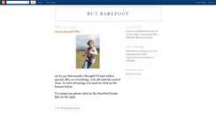 Desktop Screenshot of buybarefoot.blogspot.com