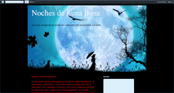 Desktop Screenshot of noches-luna-llena.blogspot.com