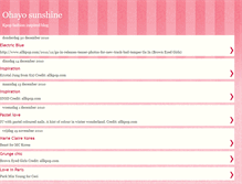 Tablet Screenshot of ohayosunshine-xialin.blogspot.com