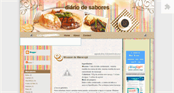 Desktop Screenshot of diariodossabores.blogspot.com