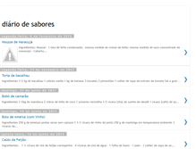 Tablet Screenshot of diariodossabores.blogspot.com