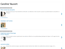 Tablet Screenshot of carolinevauvert.blogspot.com
