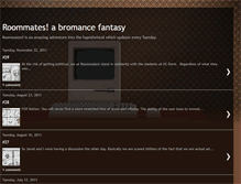 Tablet Screenshot of bromancefantasy.blogspot.com