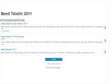 Tablet Screenshot of beedtalathi2011.blogspot.com