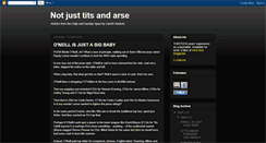 Desktop Screenshot of notjusttitsandarse.blogspot.com