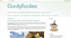 Desktop Screenshot of goodyfoodies.blogspot.com