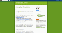 Desktop Screenshot of blyssyoganews.blogspot.com