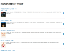 Tablet Screenshot of discographiedetrust.blogspot.com