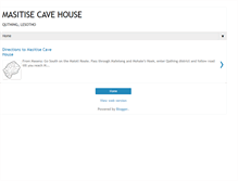 Tablet Screenshot of masitisecavehouse.blogspot.com