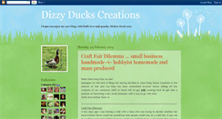 Desktop Screenshot of dizzyduckscreations.blogspot.com