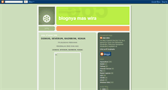 Desktop Screenshot of maswira.blogspot.com