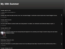 Tablet Screenshot of my30thsummer.blogspot.com