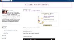 Desktop Screenshot of marketingmallika.blogspot.com