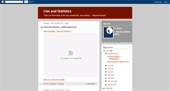 Desktop Screenshot of liesandstatistics.blogspot.com