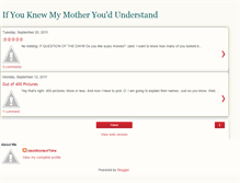 Tablet Screenshot of ifyouknewmymother.blogspot.com