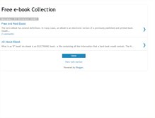 Tablet Screenshot of ebook-collection.blogspot.com