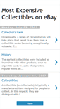 Mobile Screenshot of most-expensive-collectibles.blogspot.com