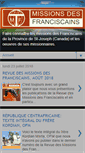 Mobile Screenshot of missionsfranciscains.blogspot.com
