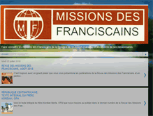 Tablet Screenshot of missionsfranciscains.blogspot.com