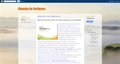 Desktop Screenshot of manejodesoftware-patty.blogspot.com