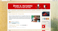 Desktop Screenshot of desdeelmatadero.blogspot.com