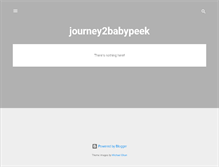 Tablet Screenshot of journey2babypeek.blogspot.com