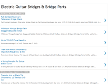 Tablet Screenshot of bestsellerguitarbridgesbridgeparts.blogspot.com