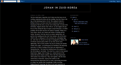 Desktop Screenshot of johaninzuidkorea.blogspot.com