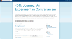 Desktop Screenshot of 401kcontrarian.blogspot.com