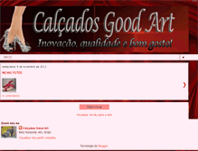 Tablet Screenshot of calcadosgoodart.blogspot.com