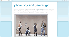 Desktop Screenshot of photoboyandpaintergirl.blogspot.com