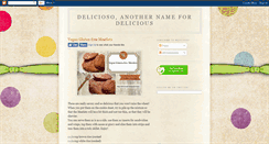 Desktop Screenshot of delicioso1.blogspot.com