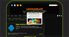 Desktop Screenshot of droidscrack.blogspot.com