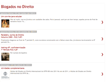 Tablet Screenshot of blogadonodireito.blogspot.com