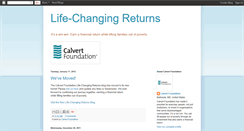 Desktop Screenshot of calvertfoundation.blogspot.com