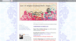 Desktop Screenshot of listoforegoncraftstores.blogspot.com