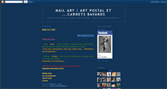 Desktop Screenshot of mailartetcarnetsbavards.blogspot.com