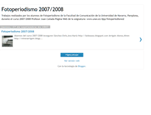 Tablet Screenshot of fotoperiodismo2007-08.blogspot.com