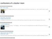 Tablet Screenshot of confessions-slackermom.blogspot.com