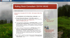 Desktop Screenshot of divyavikasrollingstock.blogspot.com