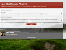 Tablet Screenshot of earn-realmoney-at-home.blogspot.com