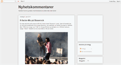 Desktop Screenshot of nyhetskommentarer.blogspot.com