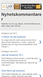 Mobile Screenshot of nyhetskommentarer.blogspot.com