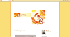 Desktop Screenshot of elespejoestaroto.blogspot.com