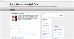 Desktop Screenshot of lungcancer-survivalrate.blogspot.com