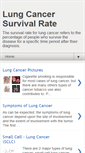 Mobile Screenshot of lungcancer-survivalrate.blogspot.com