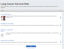 Tablet Screenshot of lungcancer-survivalrate.blogspot.com