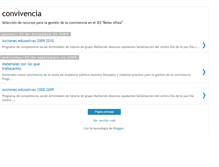 Tablet Screenshot of convivenciaenpaz.blogspot.com