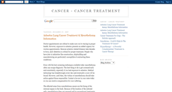 Desktop Screenshot of cancercancertreatment.blogspot.com