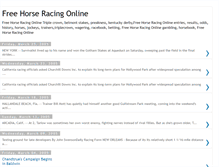 Tablet Screenshot of freehorseracingonline.blogspot.com